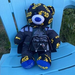 Star Wars Build A Bear rare Darth Vader  17” plush